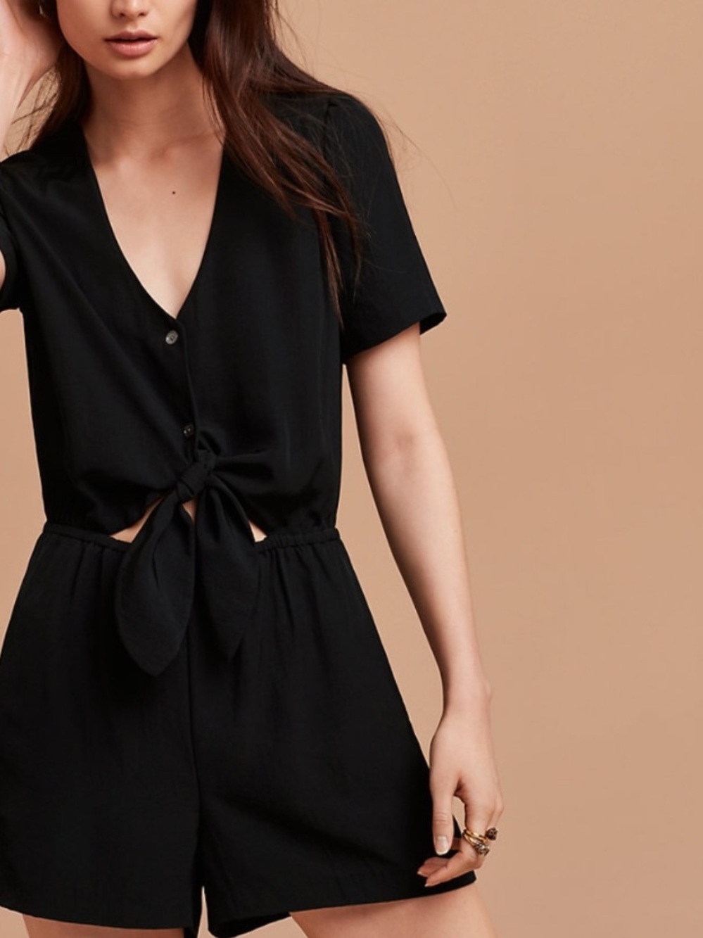 Aritzia Wilfred Croisees Romper